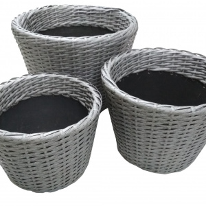 Кашпо полиротанг, 12л