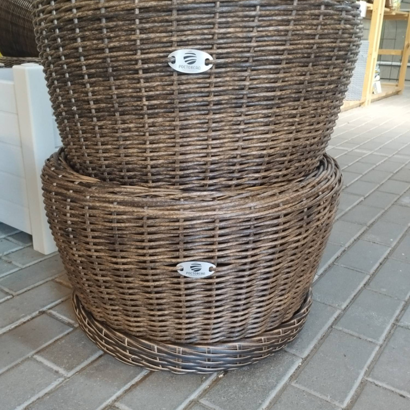 Кашпо полиротанг, 60л